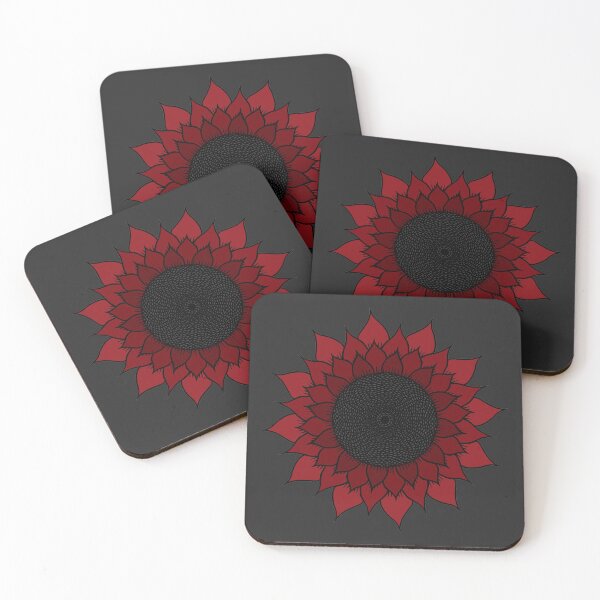 Item preview, Red Blooming Mandala designed and sold by 13thWiTCH.