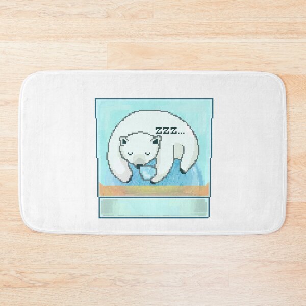 Item preview, Polar bear sleeping in whiskey on the rocks designed and sold by AlbinoSnowman.