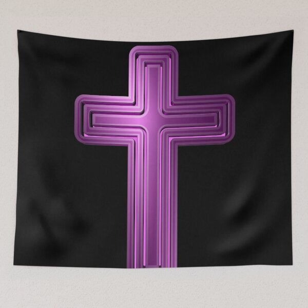 Item preview, Shining Purple Christian Cross designed and sold by toddbrooney.