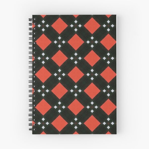 Item preview, Seamless black, red with white pattern designed and sold by seelya83.
