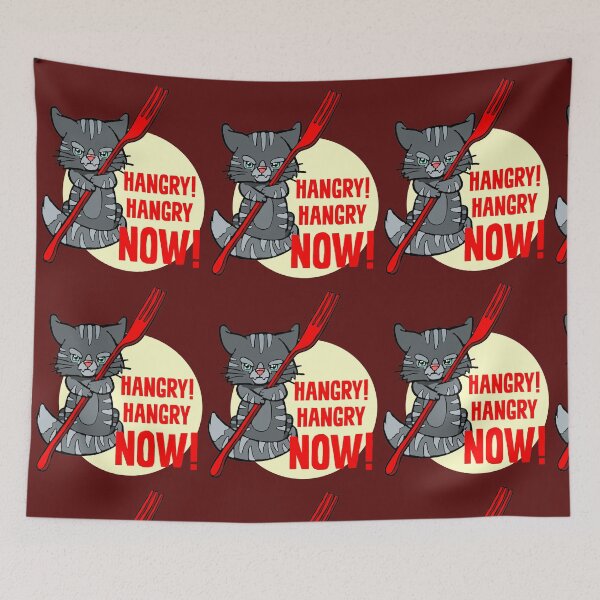 Item preview, Hangry Cat designed and sold by sandpiperstudio.