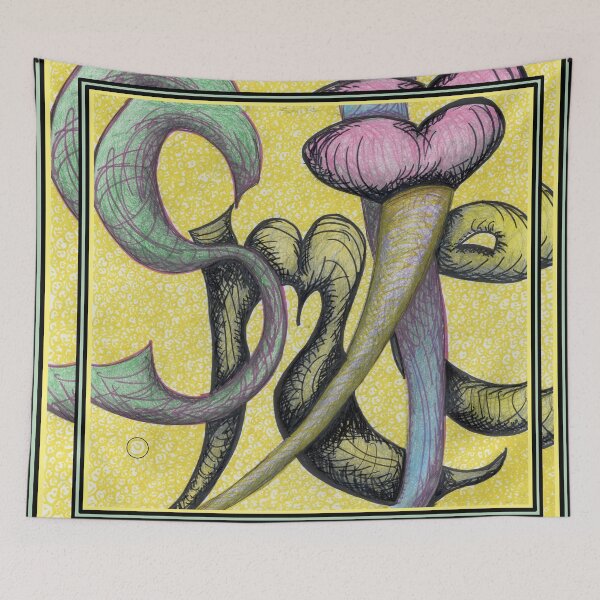 Item preview, Smile Calligraffiti with Mini Smiley Face with Pink Heart designed and sold by PATRICIA CASTILLA PEREZ.