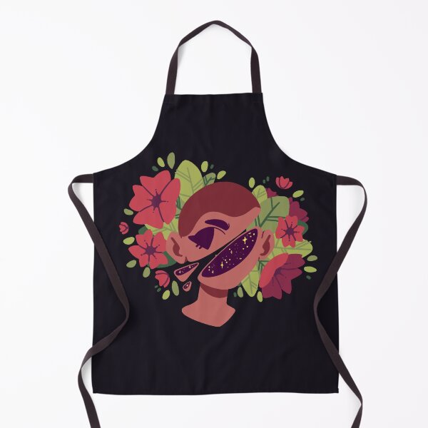 Item preview, Aesthetic cut head with flowers [TANNED RED] designed and sold by Nocmora.