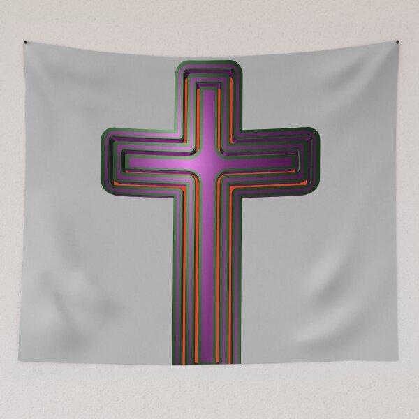 Item preview, Shining Secondary Christian Cross designed and sold by toddbrooney.