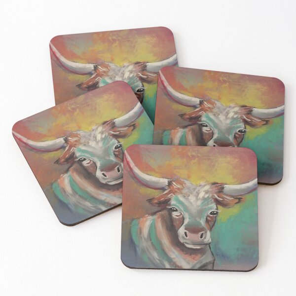 Item preview, Colorful Cow Painting designed and sold by Stolensouljess.