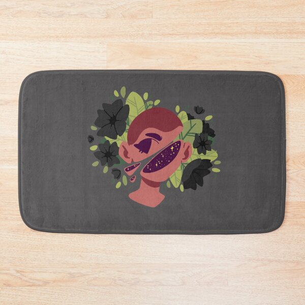 Item preview, Aesthetic cut head with flowers [TANNED BLACK] designed and sold by Nocmora.