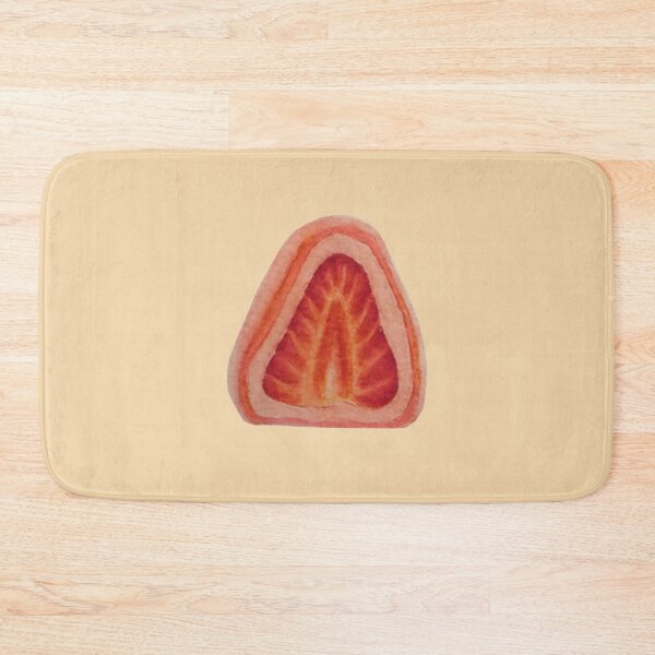 Item preview, Pink Strawberry Daifuku Mochi Watercolour Food Illustration designed and sold by tifft.