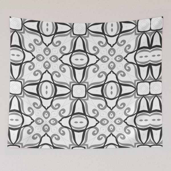 Item preview, Seamless pattern in black and white designed and sold by seelya83.