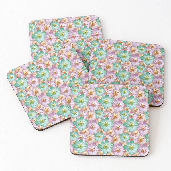Item preview, Beautiful Green Orange and Maroon Flowers Pattern designed and sold by StarsForgers.