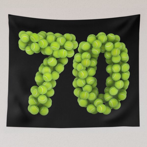 Item preview, Player Number 70 - Tennis Sports seventy Game Set Match designed and sold by elhefe.