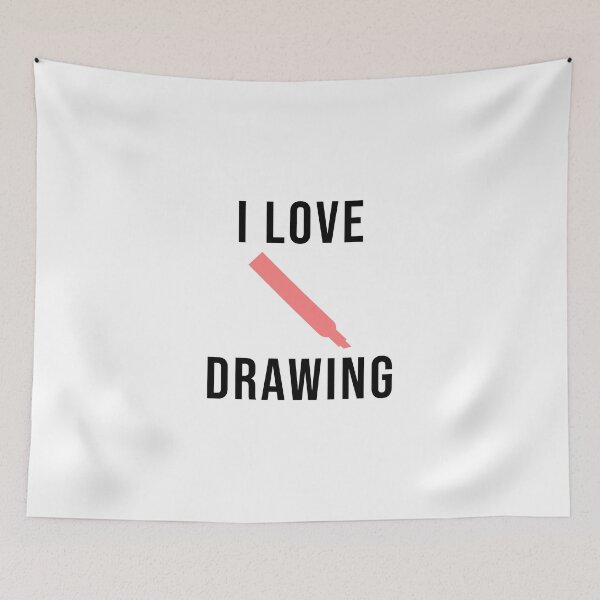 Item preview, I love drawing designed and sold by TopsellerShirts.