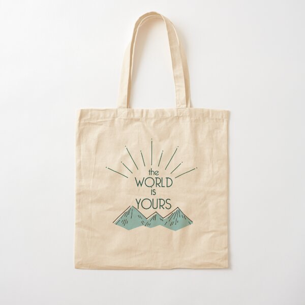 size:40】THE WORLD IS YOURS トートバッグ-