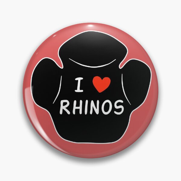 Item preview, "I Heart Rhinos" footprint designed and sold by ArtByBreah.