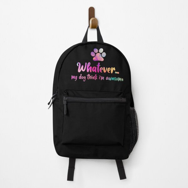 Item preview, Womens Whatever My Dog Think I'm Awesome Watercolor Style For Dog Lovers designed and sold by Kamnna.