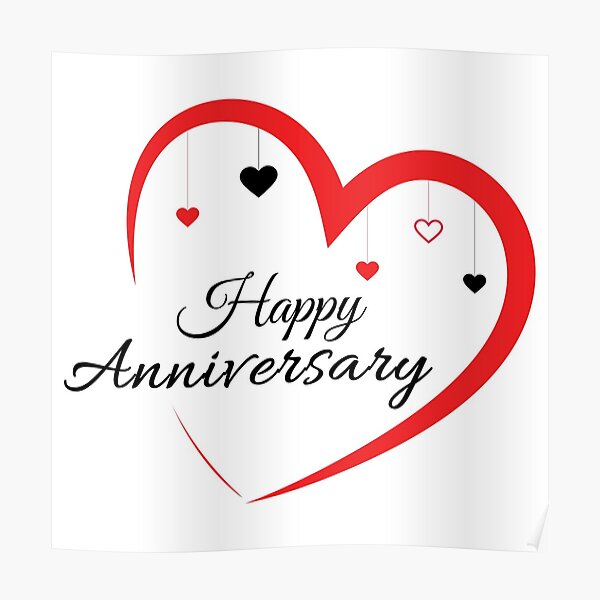 Happy Anniversary Posters Redbubble