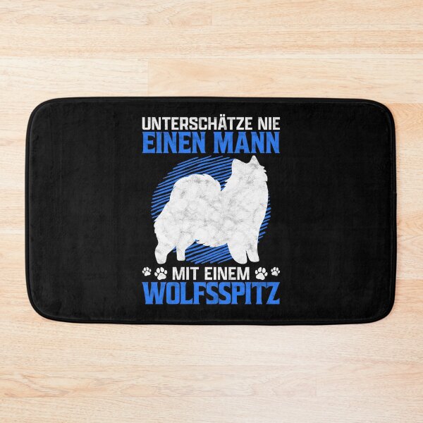 Item preview, Man with Keeshond german spitz owner humor designed and sold by madgrfx.