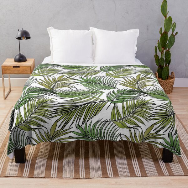 Item preview, Palm Leaf Seamless Pattern designed and sold by mangatastudio.
