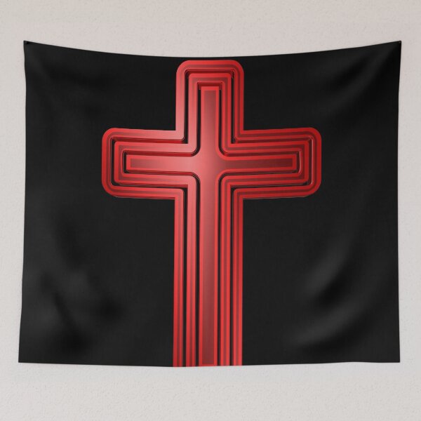 Item preview, Shining Red Christian Cross designed and sold by toddbrooney.