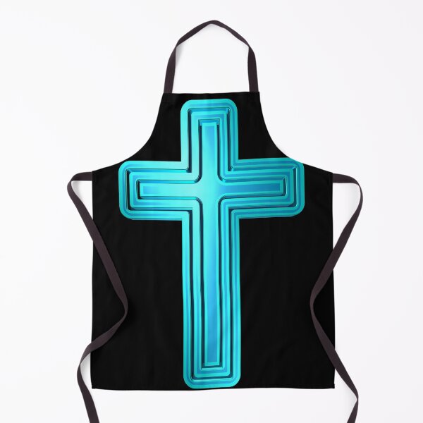 Item preview, Electric Blue Christian Cross designed and sold by toddbrooney.
