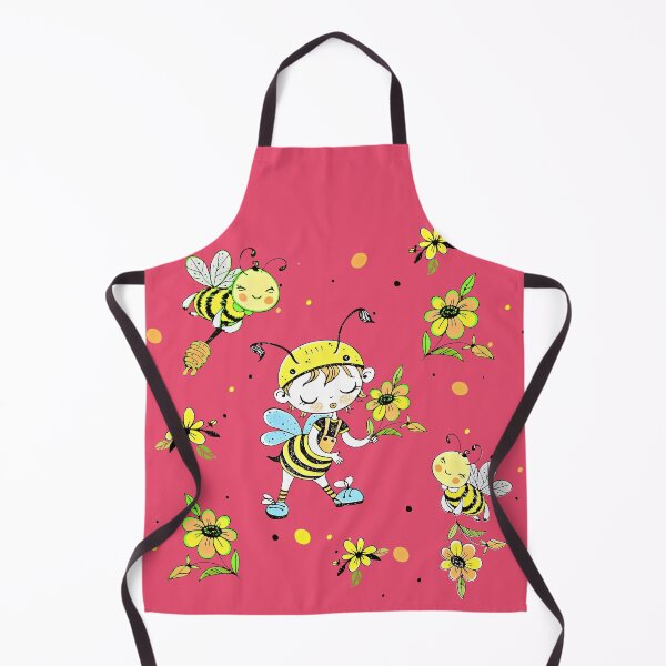 Item preview, FLOWERS AND BEES PATTERN designed and sold by NATUREZONE.