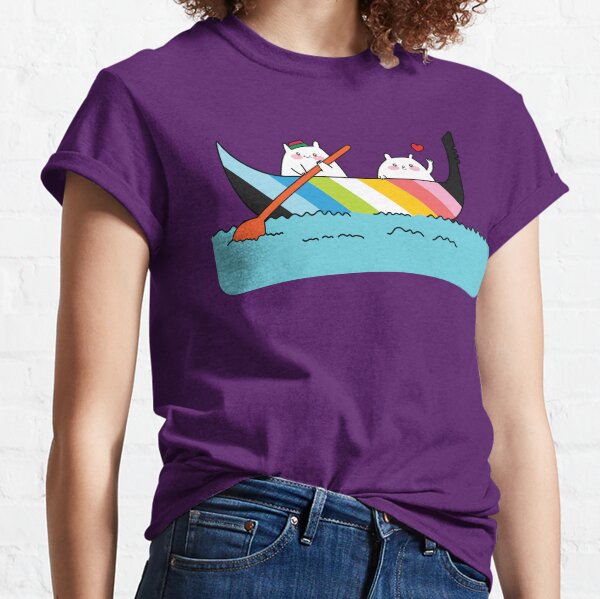 Artikel-Vorschau von Kawaii Gondel Queer Pride Flagge, designt und verkauft von SpectrumOfLove.