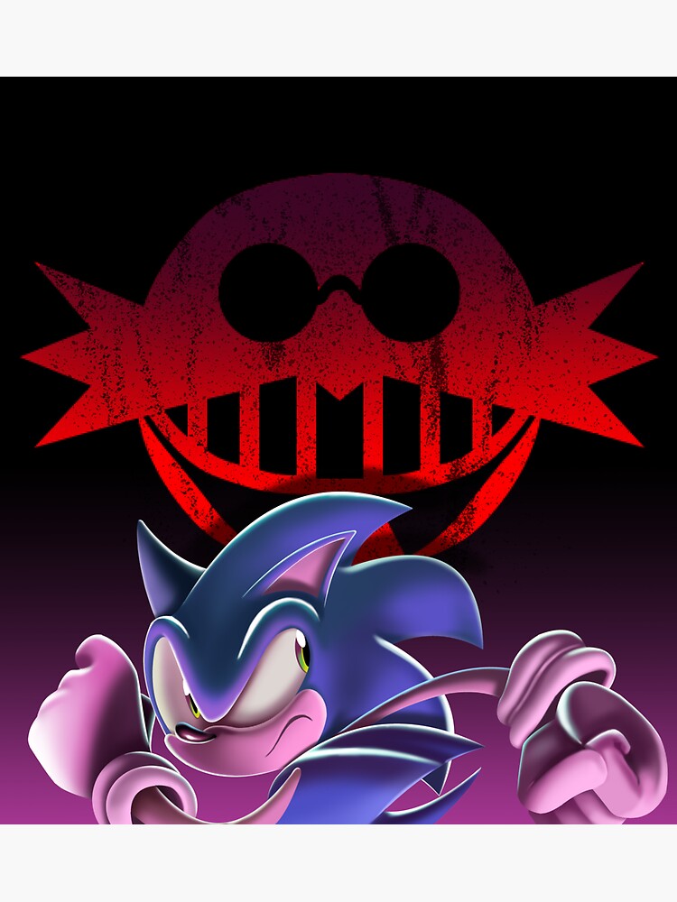 Sonic.EXE Sticker for Sale by miitoons