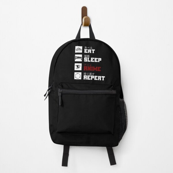 Item preview, Eat Sleep Anime Manga Japanese Kanji Japan designed and sold by DerNerd.