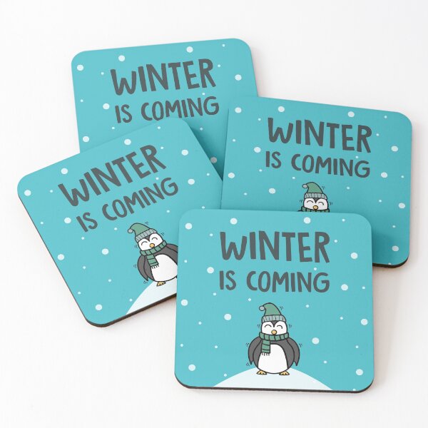Item preview, Cute Frozen Penguin Winter Is Coming designed and sold by MrBoneDesign.