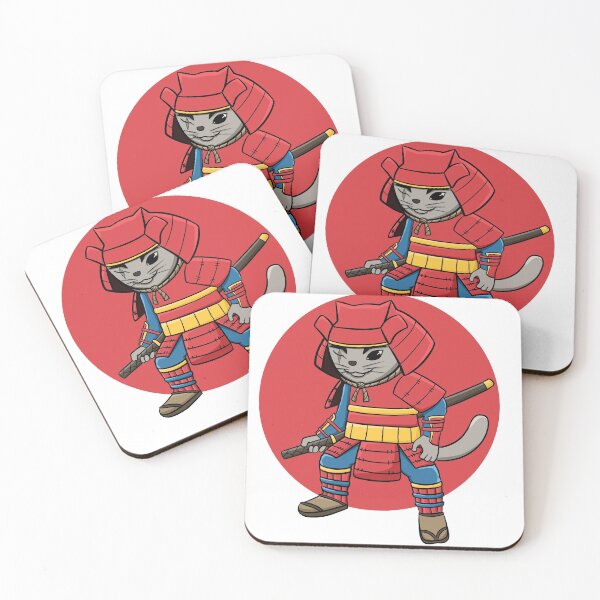 Item preview, Samurai Cat designed and sold by bixboxstudio.