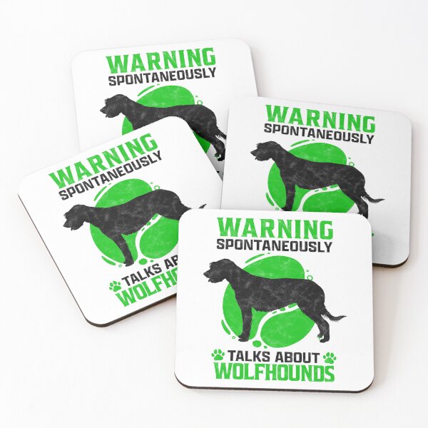 Item preview, Speaks spontaneously about Irish Wolfhound Greyhound saying designed and sold by madgrfx.