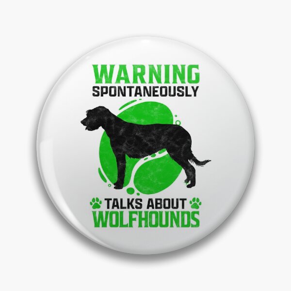 Artikelvorschau, Redet spontan über Irischer Wolfshund Windhund Spruch entworfen und verkauft von madgrfx.