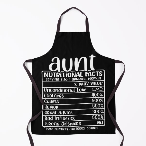 Item preview, Aunt, Nutritional Facts, Funny Aunt Gift designed and sold by FuntasticDez.
