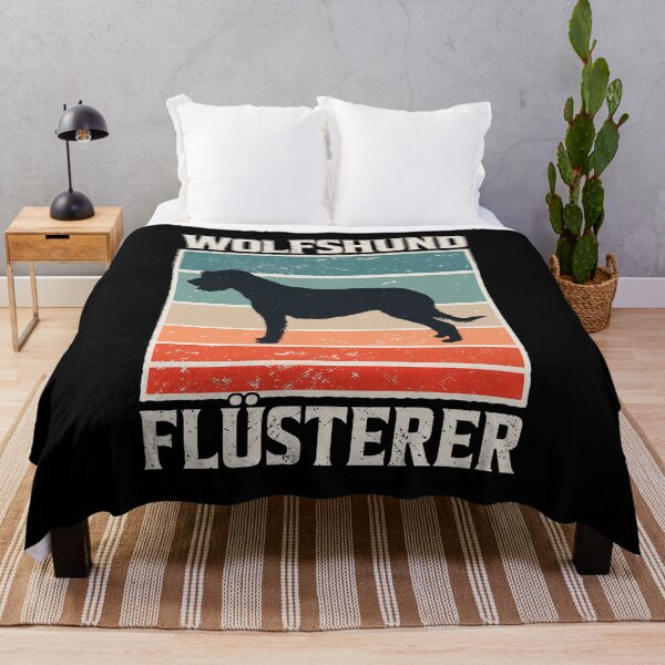 Artikelvorschau, Irischer Wolfshund Flüsterer Windhund Spruch entworfen und verkauft von madgrfx.