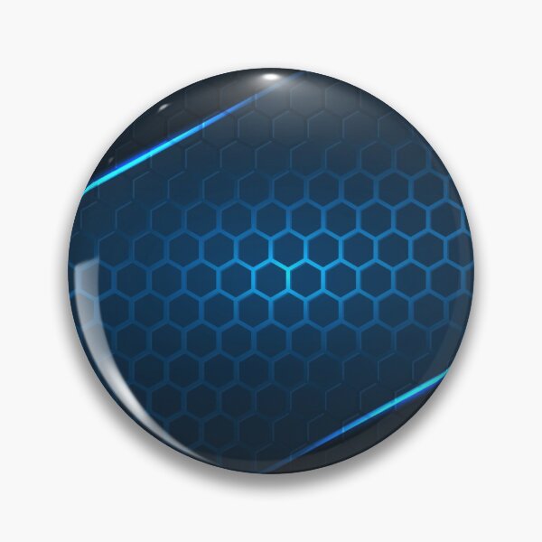 Item preview, Abstract Glowing Blue Hexagonal Design designed and sold by Peekonet.