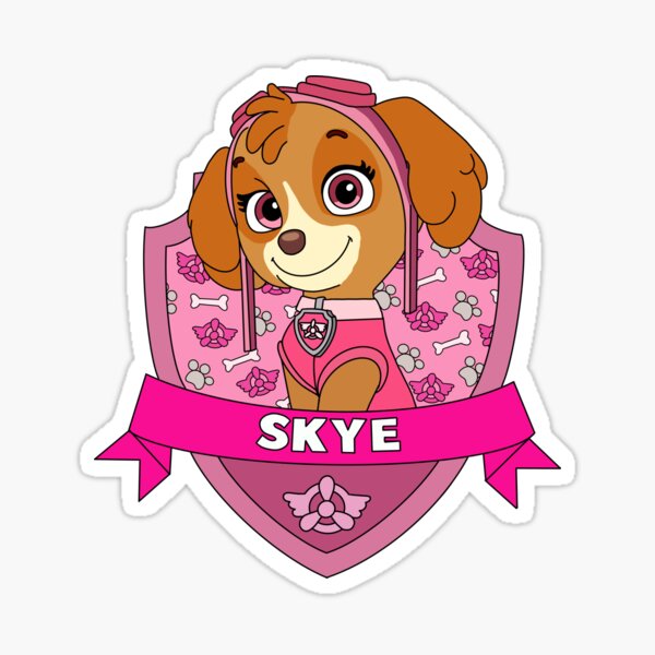 Skye Paw Stickers 