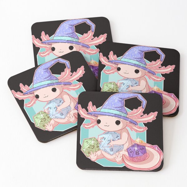 Item preview, Axolotl Dice designed and sold by AlbaVulpes.