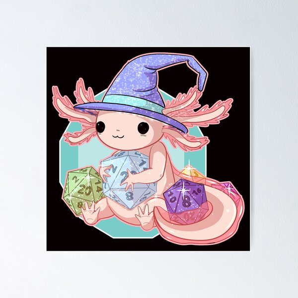 Item preview, Axolotl Dice designed and sold by AlbaVulpes.