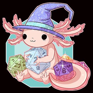 Artwork thumbnail, Axolotl Dice by AlbaVulpes