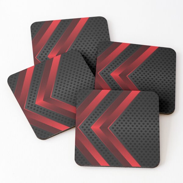 Item preview, Abstract Double Red Arrow Mesh Dark designed and sold by Peekonet.