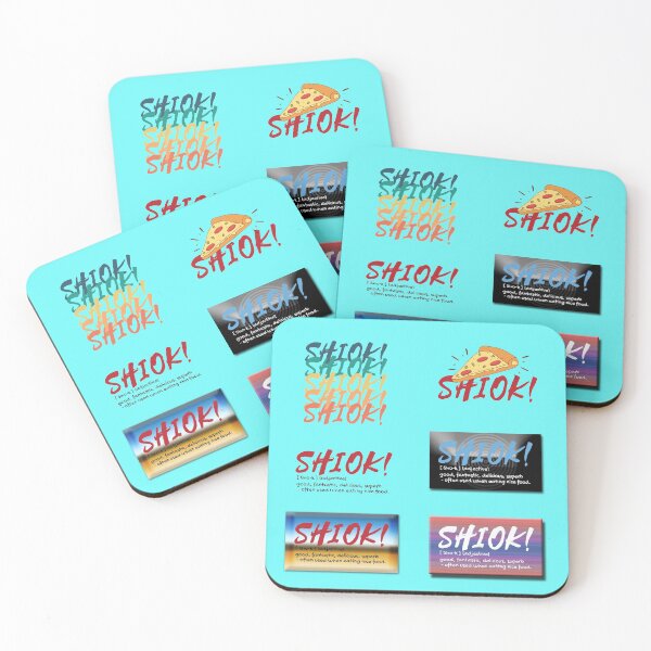 Item preview, Shiok! Six Colourful Stickers Pack - funny Singlish designed and sold by OwlCanvas.