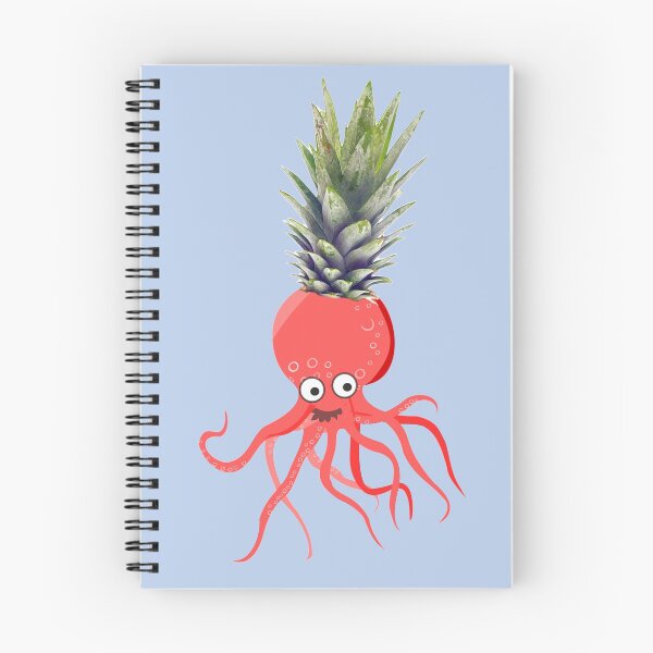 Item preview, Pineapple Orange Octopus  designed and sold by DiensDesign.