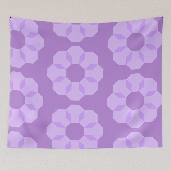 Item preview, Purple geometric flower designed and sold by CharlizeMagne.