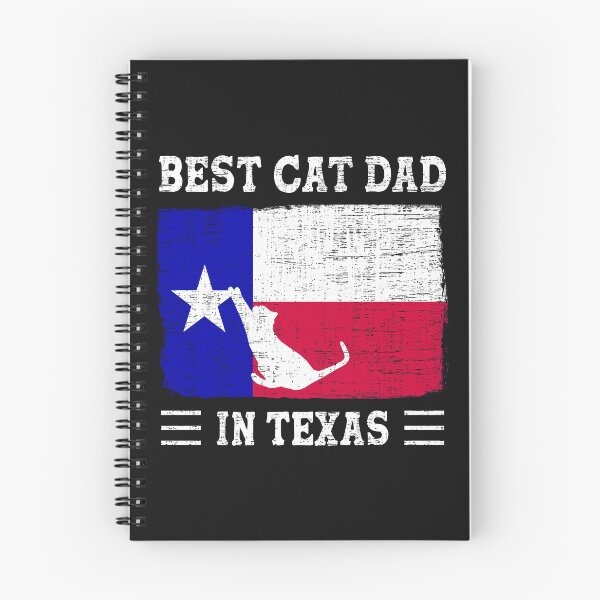 Item preview, Best Cat Dad In Texas Distressed designed and sold by curledup-cat.