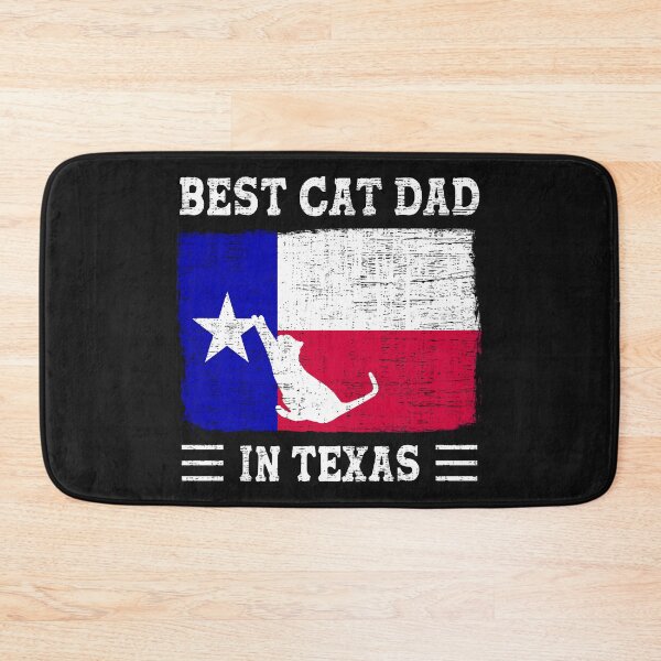Item preview, Best Cat Dad In Texas Distressed designed and sold by curledup-cat.