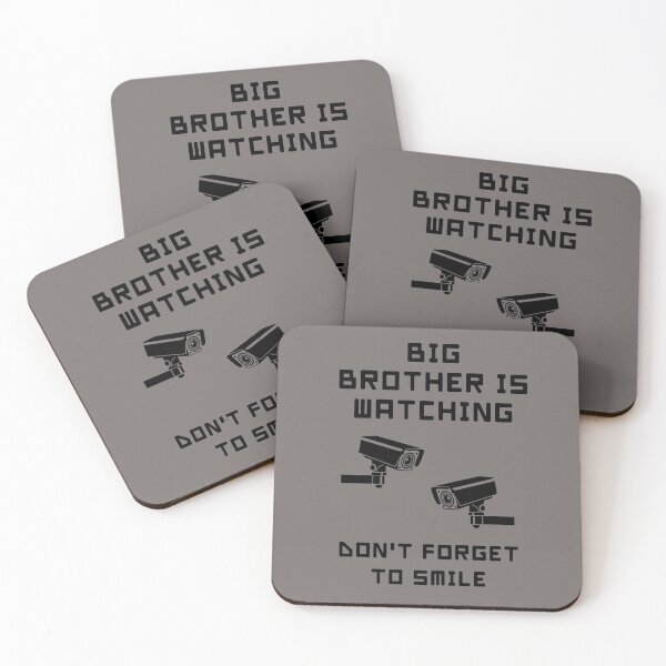 Item preview, Big Brother is Watching - Dont forget to smile designed and sold by HobbiesAndFun.