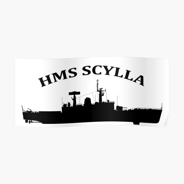 HMS Scylla Poster
