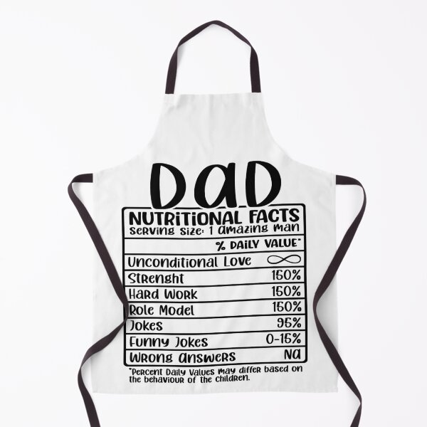 Item preview, Dad, Nutritional Facts, Funny Dad Gift designed and sold by FuntasticDez.