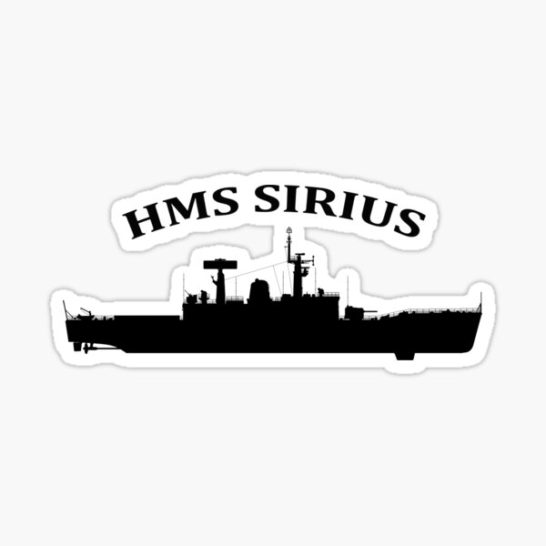 HMS Sirius Sticker