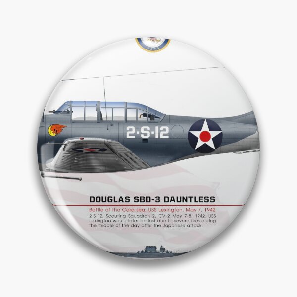 Item preview, Douglas SBD-3 Dauntless USS Lexington Coral sea designed and sold by TheCollectioner.