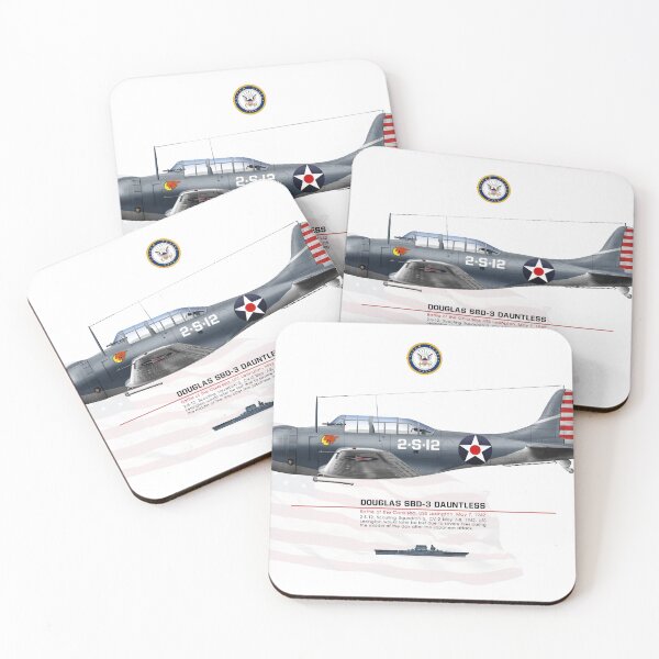 Item preview, Douglas SBD-3 Dauntless USS Lexington Coral sea designed and sold by TheCollectioner.